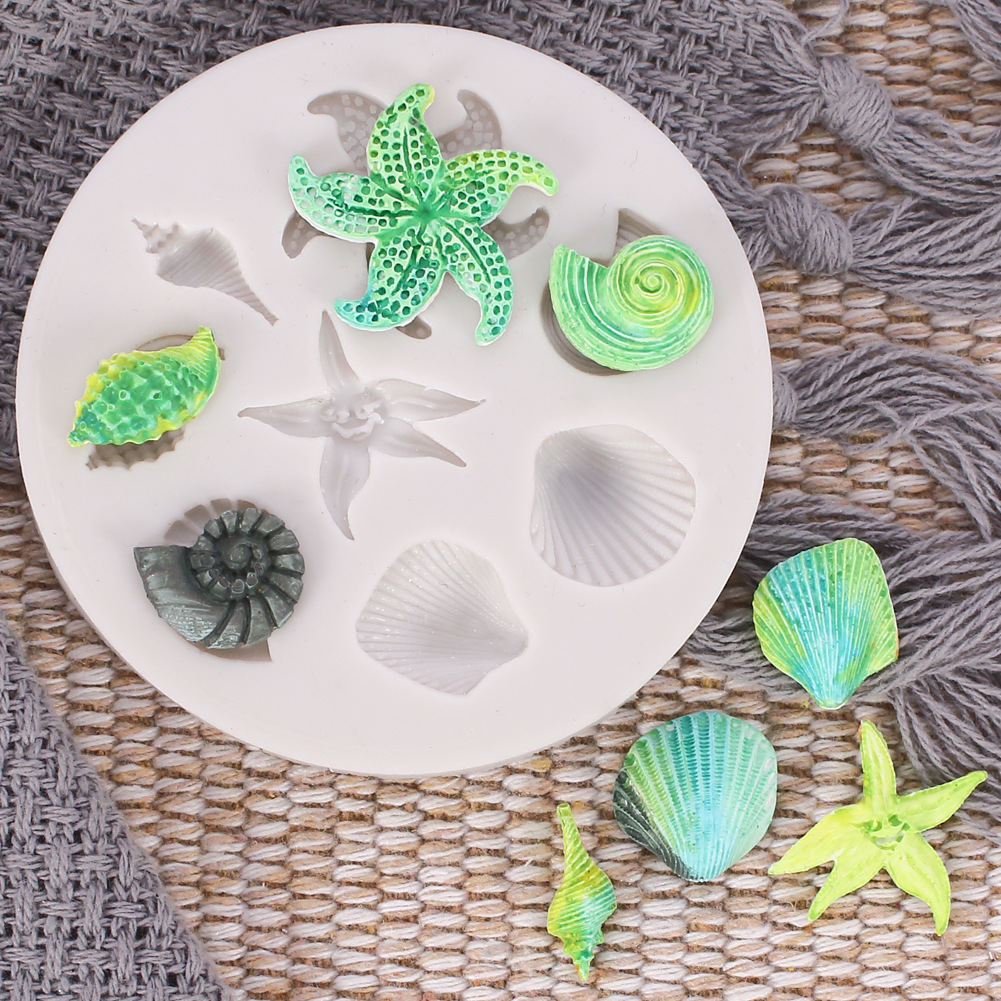 Starfish Cake Mould Ocean Biological Conch Sea Shells Chocolate Silicone Mold DIY Kitchen Liquid Tools DH8475
Starfish Cake Mould Ocean Biological Conch Sea Shells Chocolate Silicone Mold DIY Kitchen Liquid Tools DH8475
