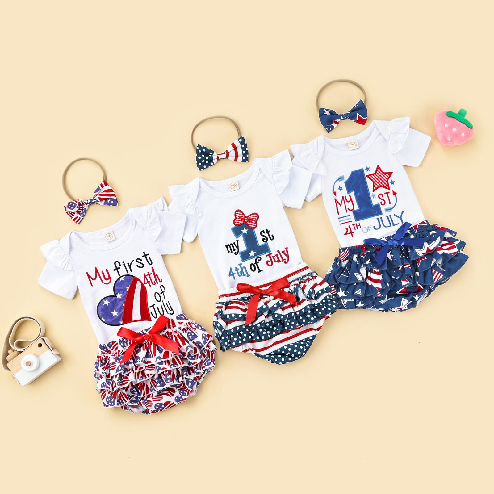Summer Independence Day Newborn Sets Girl Short Pants Outfits Sleeve Embroidery Pattern Romper Ruffle Shorts Set
Summer Independence Day Newborn Sets Girl Short Pants Outfits Sleeve Embroidery Pattern Romper Ruffle Shorts Set