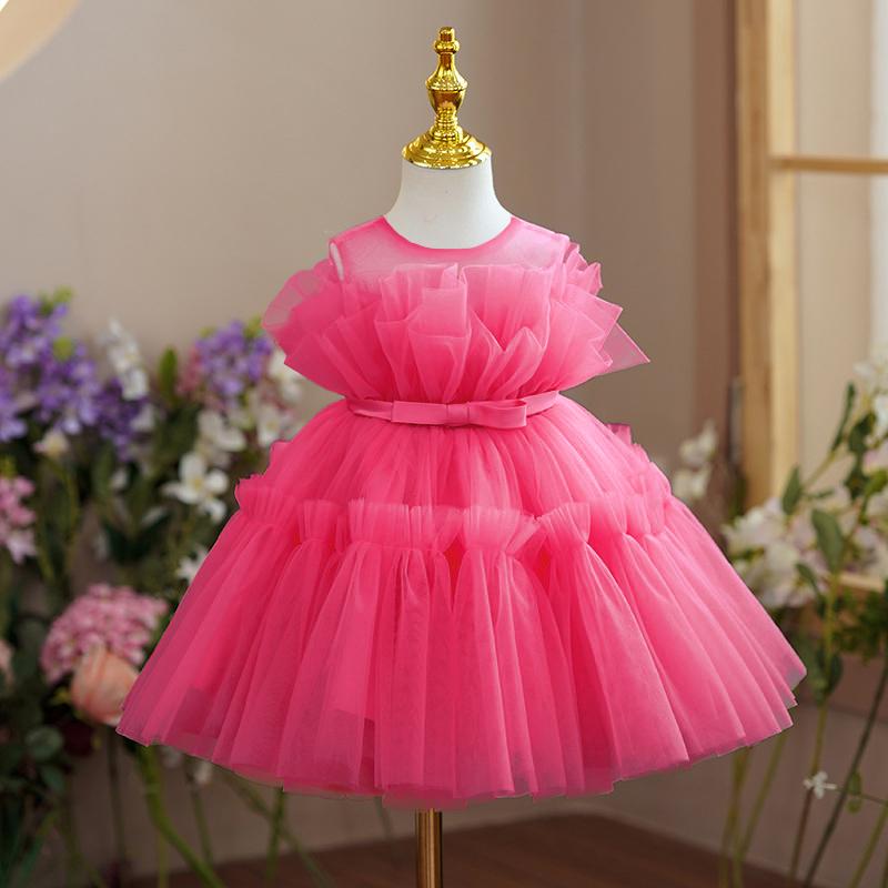 Girl's Dresses Baby 1st Birthday Clothes Solid Girls Baptism Dress Flower Toddler Kids Wedding Party Gown Born Christening DressesGirl's, Pink2
Girl's Dresses Baby 1st Birthday Clothes Solid Girls Baptism Dress Flower Toddler Kids Wedding Party Gown Born Christening DressesGirl's, Pink2