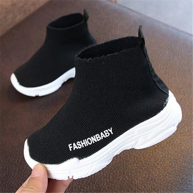 Spring Autumn Kids Shoes Fashion Breathable Sneakers Boys Girls Baby Trainers Soft Non-Slip bottom Children Socks Boots, Black
Spring Autumn Kids Shoes Fashion Breathable Sneakers Boys Girls Baby Trainers Soft Non-Slip bottom Children Socks Boots, Black