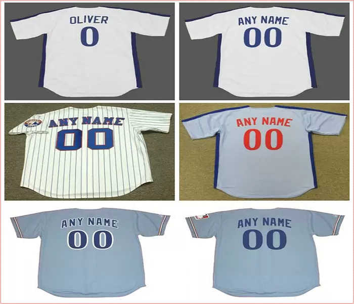 Montreal Expos Vintage Baseball Jersey Custom Any Number And Name Jerseys All Stitched Mens Womens Youth Fast sport