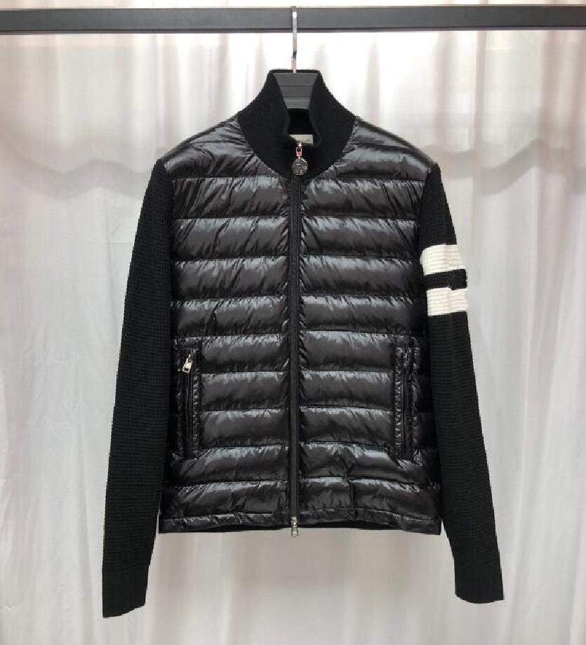 Euope Men Stand Collar Down Coat wool knitting splicing Design Jacket Thin Slim Parkas White Black Color Size M-XL
Euope Men Stand Collar Down Coat wool knitting splicing Design Jacket Thin Slim Parkas White Black Color Size M-XL