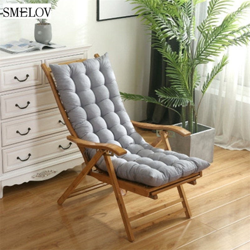 Universal Relax rocking chair cushion soft long Mat For Chair Tatami Lounger Recliner beach Sofa Cushion Pad Window Floor Y200723
