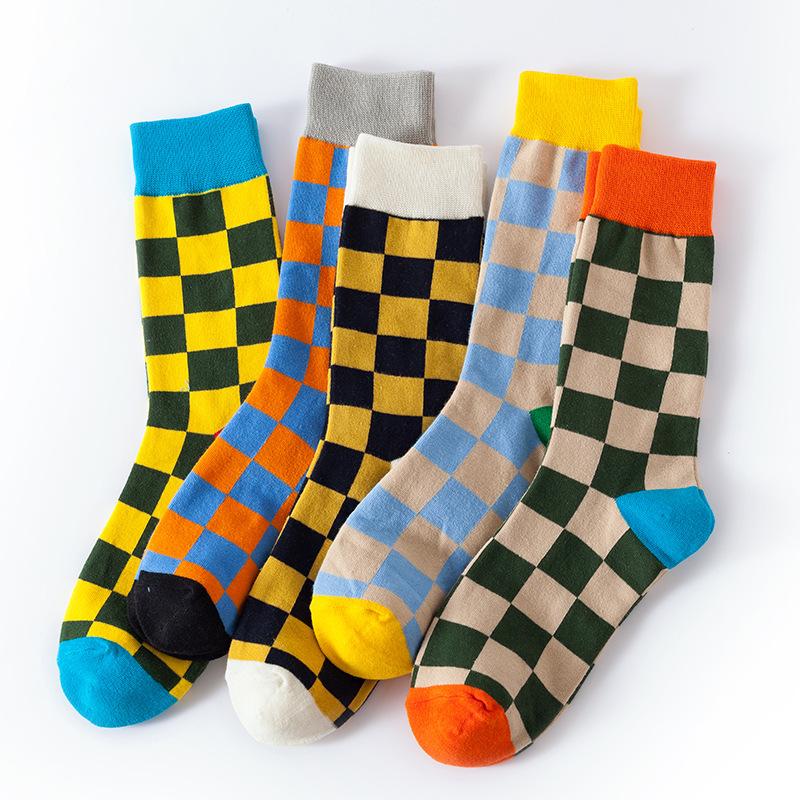 Men's Socks Retro Checkerboard Design Couple Short Cotton Summer Ins Black And White Street Skate Men's Original GiftMen's, 172
Men's Socks Retro Checkerboard Design Couple Short Cotton Summer Ins Black And White Street Skate Men's Original GiftMen's, 172