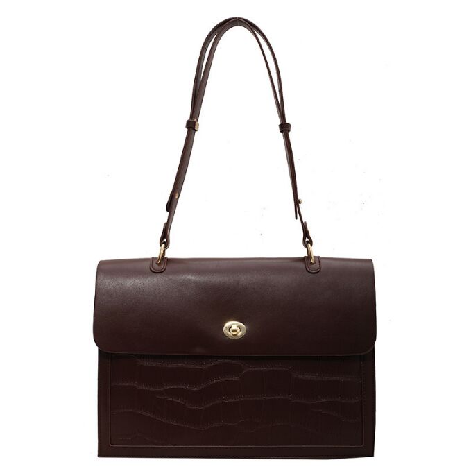 Stone Pattern PU Leather Crossbody Bags For Women Designer Brown Shoulder Bags Totes Luxury Lady Large Capacity Handbags, 35cm-26.5cm-10cm
Stone Pattern PU Leather Crossbody Bags For Women Designer Brown Shoulder Bags Totes Luxury Lady Large Capacity Handbags, 35cm-26.5cm-10cm
