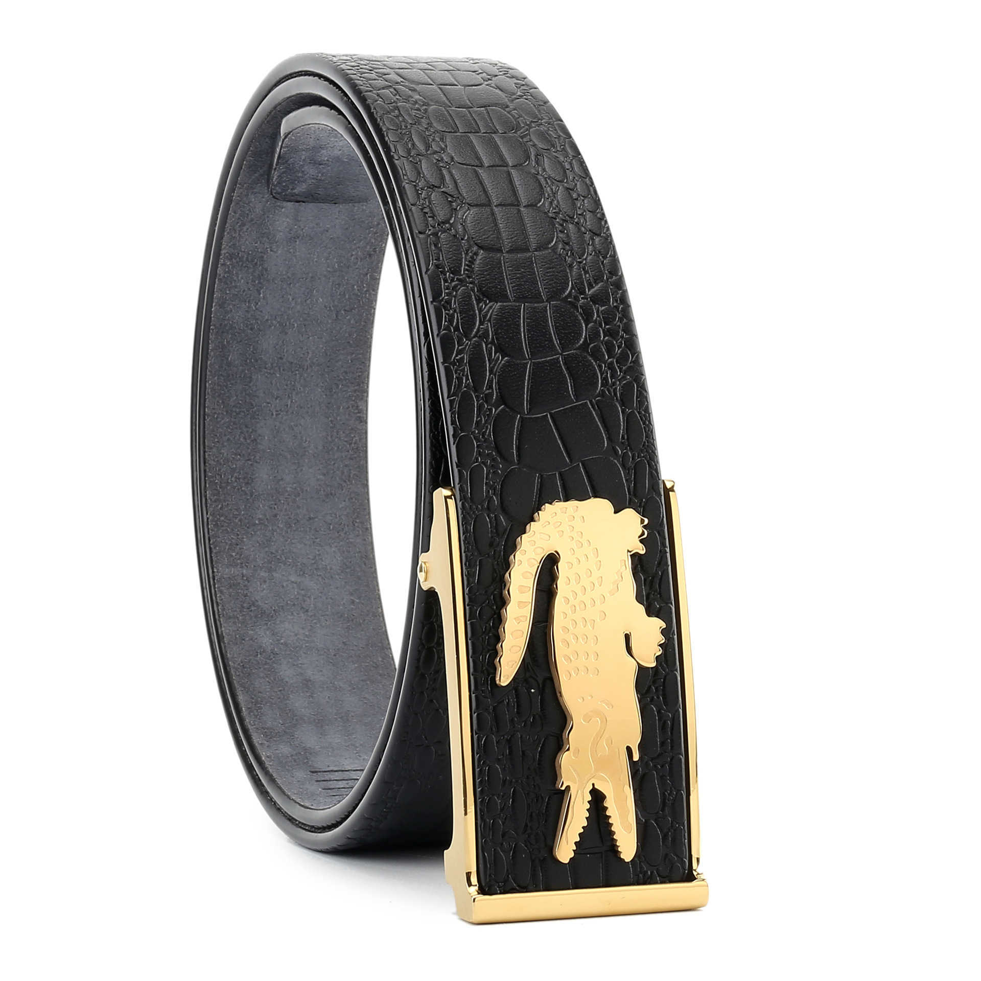 TopSelling 3.5cm wide men's business dress belts toothless and non perforated stainless steel tree paste top layer pants cow leather waistband, Black
TopSelling 3.5cm wide men's business dress belts toothless and non perforated stainless steel tree paste top layer pants cow leather waistband, Black