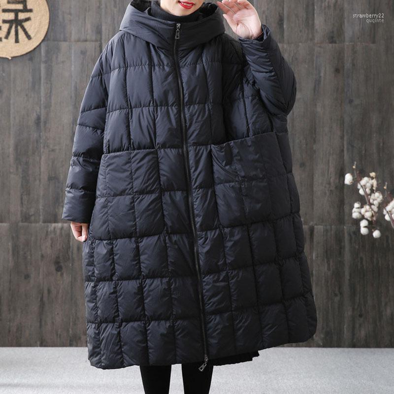 Women's Down & Parkas Large Size Fashion Female Coat 2022 Women Jacket White Duck Hooded Casual Loose Winter NBH279 Stra22, Black
Women's Down & Parkas Large Size Fashion Female Coat 2022 Women Jacket White Duck Hooded Casual Loose Winter NBH279 Stra22, Black