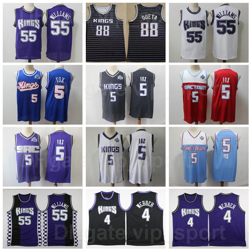 Men Basketball De Aaron Fox Jersey 5 Vintage Retro Jason Williams 55 Chris Webber 4 Neemias Queta 88 Black White Purple Red Blue Breathable, 4 purple
Men Basketball De Aaron Fox Jersey 5 Vintage Retro Jason Williams 55 Chris Webber 4 Neemias Queta 88 Black White Purple Red Blue Breathable, 4 purple