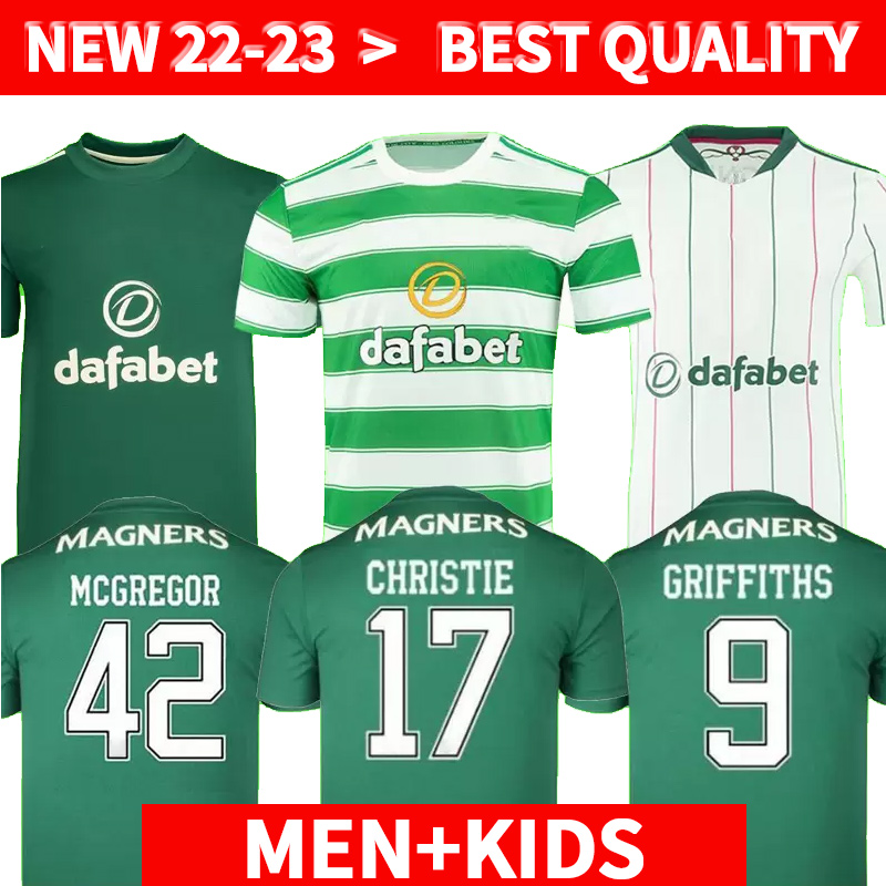 21 22 Celtic Soccer Jerseys Player version MCGREGOR GRIFFITHS 2021 2022 Klimala FORREST BROWN CHRISTIE EDOUARD BAYO Home Men kids Football Shirts