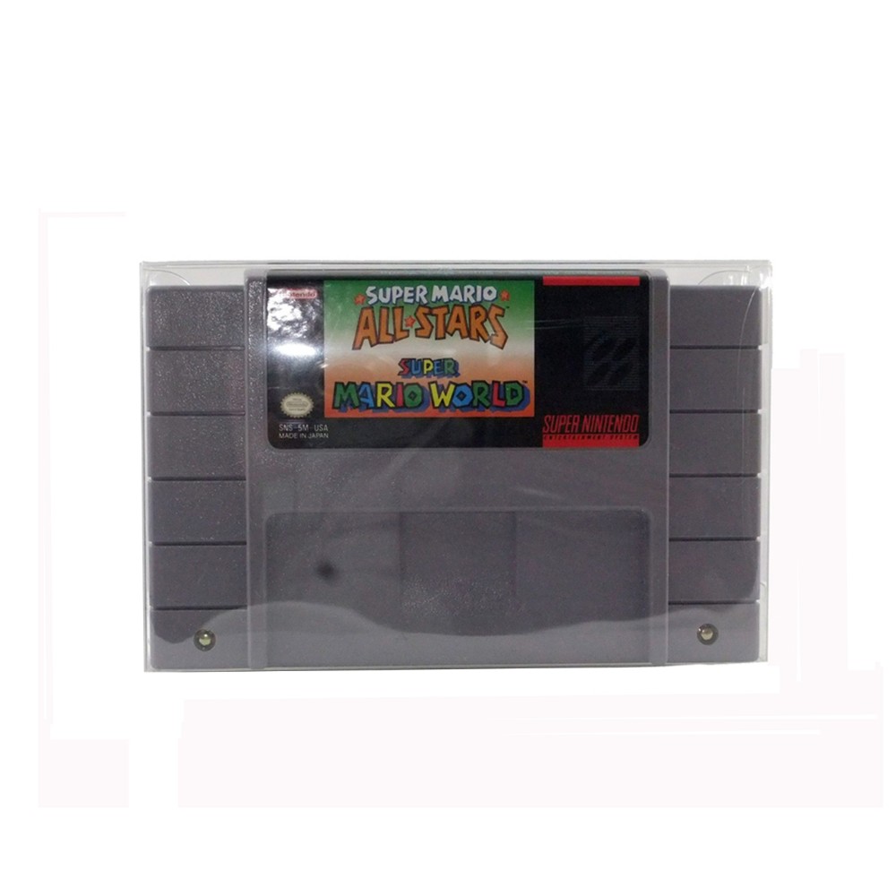 Clear for SNES Cartridge Case for SNES Cart Protector Card Sleeve Clear Box storage display box
Clear for SNES Cartridge Case for SNES Cart Protector Card Sleeve Clear Box storage display box