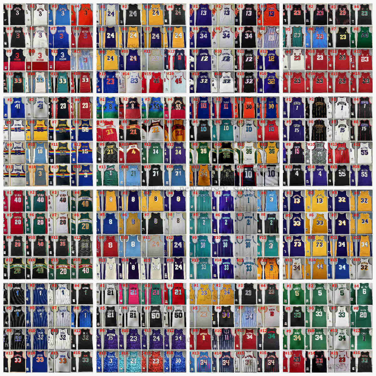 2022 2022 Mitchell and Ness Retro Stitched Basketball Jerseys Top Quality White Red Black Green Blue Purple Yellow Baskeball Jersey Man Size S-XXL, Select number of picture
2022 2022 Mitchell and Ness Retro Stitched Basketball Jerseys Top Quality White Red Black Green Blue Purple Yellow Baskeball Jersey Man Size S-XXL, Select number of picture