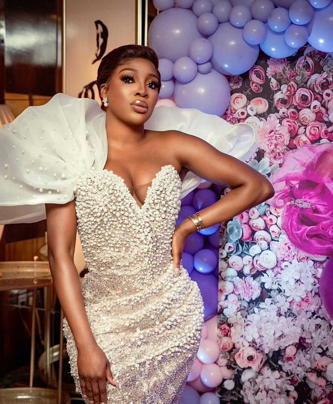 2022 Plus Size Arabic Aso Ebi Stylish Mermaid Luxurious Wedding Dress Beaded Pearls Bridal Gowns Dress ZJ420