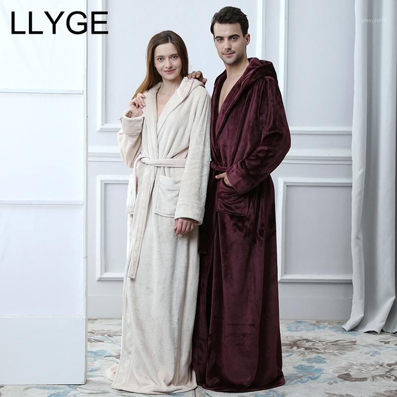 Men Hooded Extra Long Flannel Couple Robe 2022 Autumn Winter Lover Homewear Nightgown Woman Men's Thick Warm Sleepwear BathRobes, Beige white woman
Men Hooded Extra Long Flannel Couple Robe 2022 Autumn Winter Lover Homewear Nightgown Woman Men's Thick Warm Sleepwear BathRobes, Beige white woman