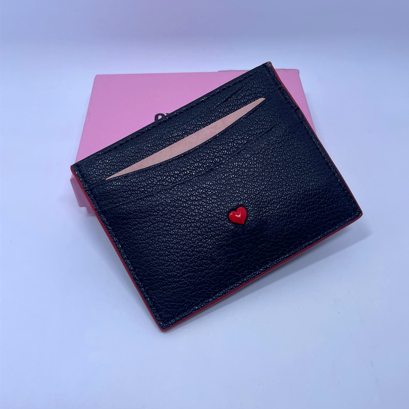 Women's Slim ID Card Holder Wallet Pouch Classic Black High Quality Real Leather Mini Red Love Credit Card New Fashion Bank Case Coin Purse Small Pocket Bags For Femal
Women's Slim ID Card Holder Wallet Pouch Classic Black High Quality Real Leather Mini Red Love Credit Card New Fashion Bank Case Coin Purse Small Pocket Bags For Femal