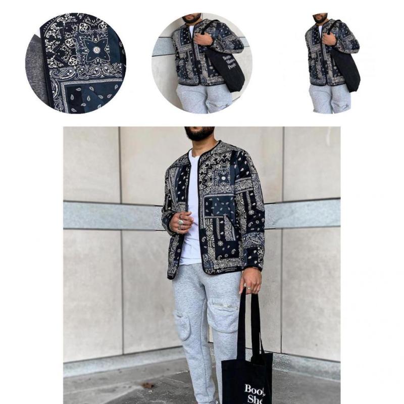 Men's Jackets Chic Casual Jacket Warm 3D Cutting Ethnic Style Cashew Nut Print Leisure, Black
Men's Jackets Chic Casual Jacket Warm 3D Cutting Ethnic Style Cashew Nut Print Leisure, Black