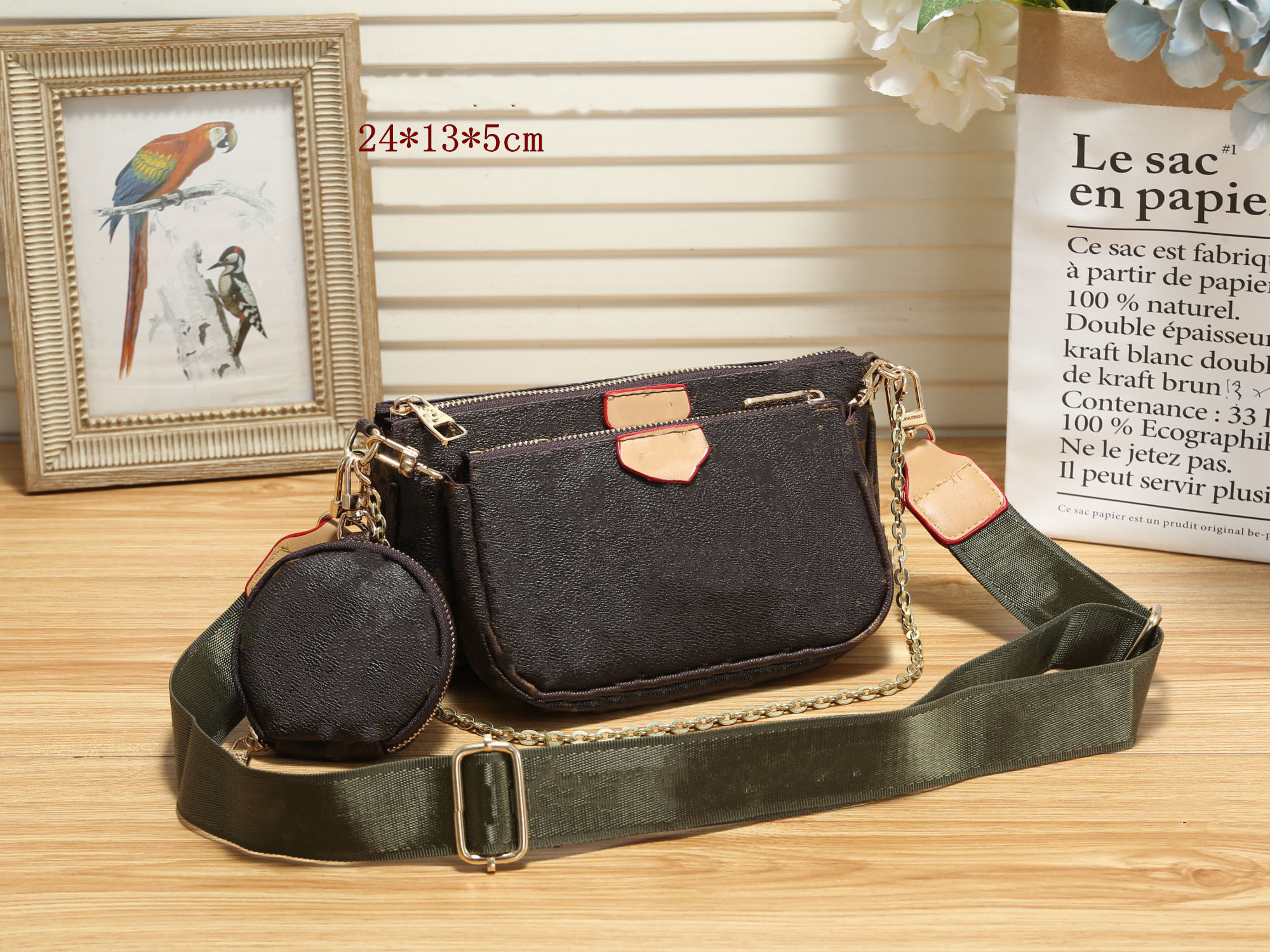 LV's LOUIS'S VUTTON'S Crossbody Shoulder Handbags bag Luxurys VUTTONS Designer 3pcs/set POCHETTE Women Messenger Vintage Purse Wallet Bags Shopping Tote Backpack, Additional shipping
LV's LOUIS'S VUTTON'S Crossbody Shoulder Handbags bag Luxurys VUTTONS Designer 3pcs/set POCHETTE Women Messenger Vintage Purse Wallet Bags Shopping Tote Backpack, Additional shipping