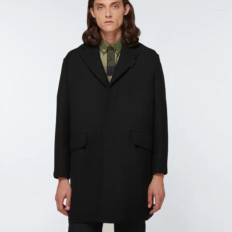 Men' Wool & Blends Medium And Long Loose Blend Coat 2022 Autumn Winter Fashion Buckle Trend Leisure Slim Viol22, Black
Men' Wool & Blends Medium And Long Loose Blend Coat 2022 Autumn Winter Fashion Buckle Trend Leisure Slim Viol22, Black