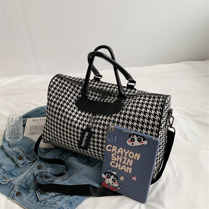 YILIAN Large capacity travel bag, wool and leather large, stylish, fitness, waterproof, fashion everything 220509