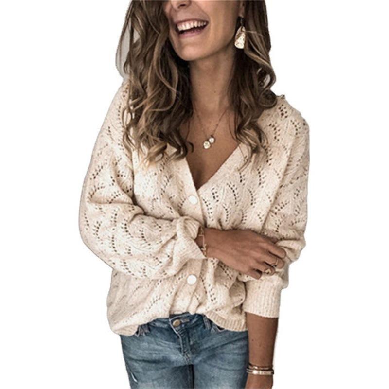 Women' Knits & Tees Fashion Crochet Hollow V-Neck Long Sleeve Breasted Knitted CardiganWomen, Pink
Women' Knits & Tees Fashion Crochet Hollow V-Neck Long Sleeve Breasted Knitted CardiganWomen, Pink