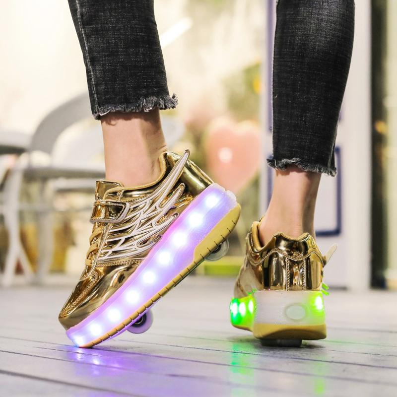 Athletic & Outdoor Roller Skate Shoes Children Kids Boys Girls 2 Wheels With Sneakers Sports 2022 Fashion Casual LED Lighted Flashing Wing B, Black
Athletic & Outdoor Roller Skate Shoes Children Kids Boys Girls 2 Wheels With Sneakers Sports 2022 Fashion Casual LED Lighted Flashing Wing B, Black