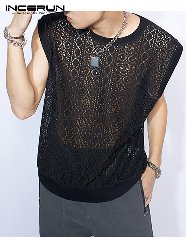 Men' Tank Tops Fashion Well Fitting Men Hollow Out Waistcoat Casual Simple Male Loose Comfortable Sleeveless Vests -5XL INCERUNMen, Black
Men' Tank Tops Fashion Well Fitting Men Hollow Out Waistcoat Casual Simple Male Loose Comfortable Sleeveless Vests -5XL INCERUNMen, Black