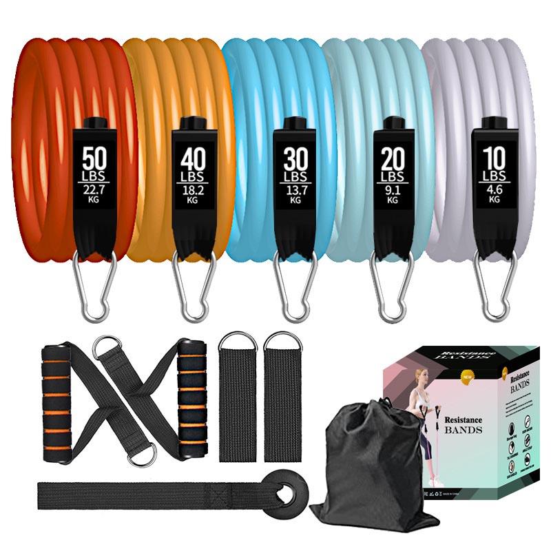 Resistance Bands 11Pcs/Set Latex With Handles Yoga Pull Rope Elastic Fitness Exercise Tube Band Home Workouts Strength TrainingResistance
Resistance Bands 11Pcs/Set Latex With Handles Yoga Pull Rope Elastic Fitness Exercise Tube Band Home Workouts Strength TrainingResistance