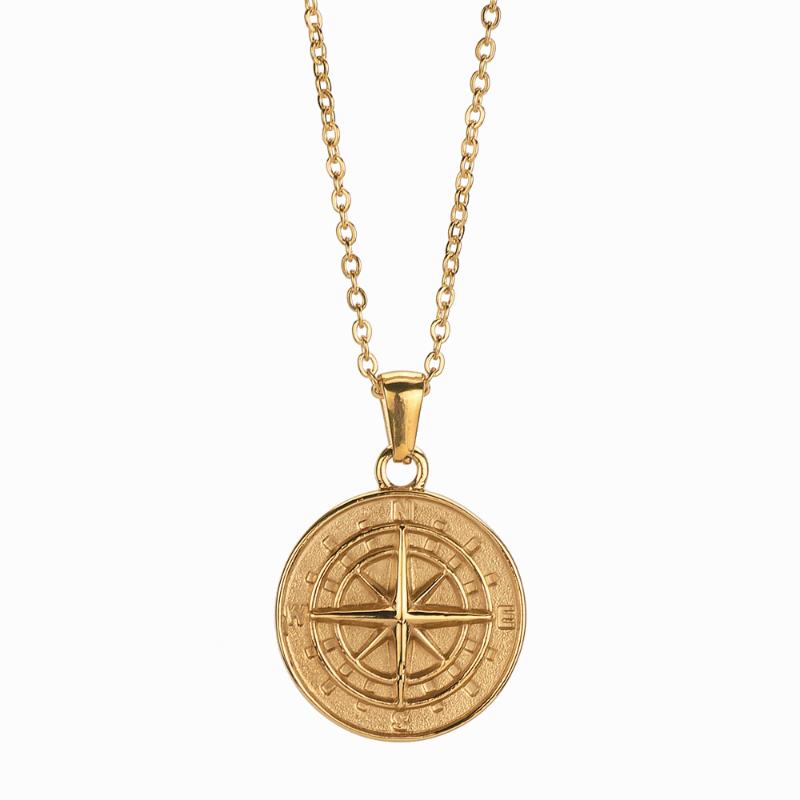 Chains Stainless Steel Fashion Compass Cross Men Women Pendant Necklace Jewelry Gift For HimChains
Chains Stainless Steel Fashion Compass Cross Men Women Pendant Necklace Jewelry Gift For HimChains