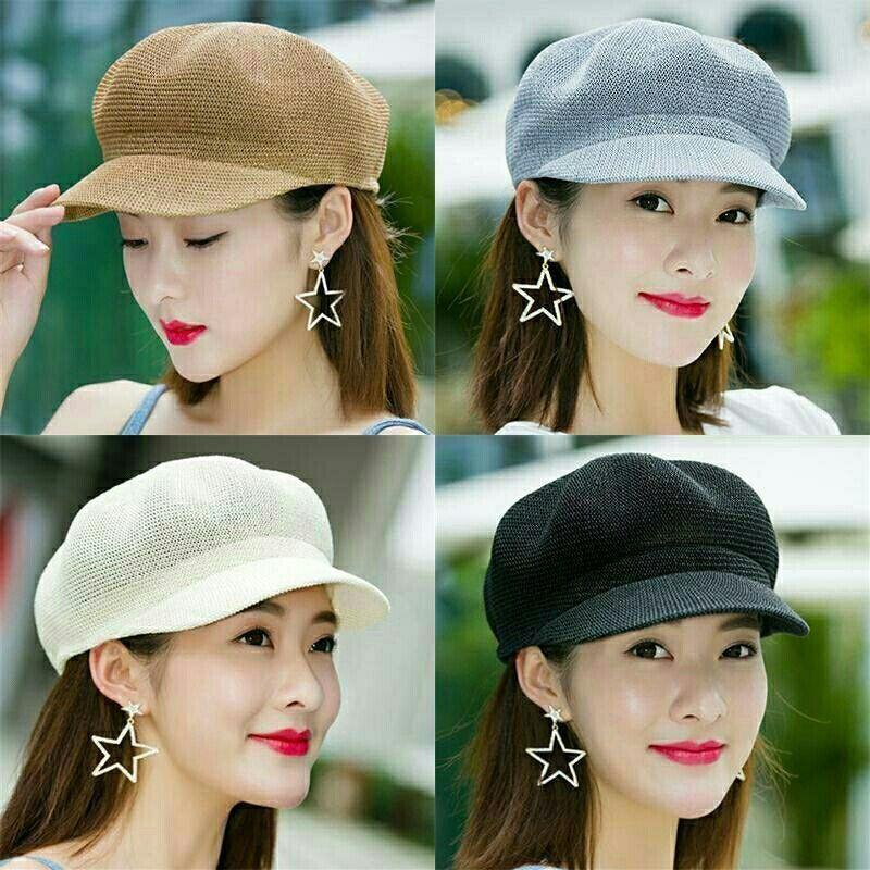 Berets Summer Octagonal Cap Straw Women Beach Thin Sboy Painter Adjustable Rope Knitted Beret Mesh Breathable Boinas Para MujerBerets, Color5
Berets Summer Octagonal Cap Straw Women Beach Thin Sboy Painter Adjustable Rope Knitted Beret Mesh Breathable Boinas Para MujerBerets, Color5