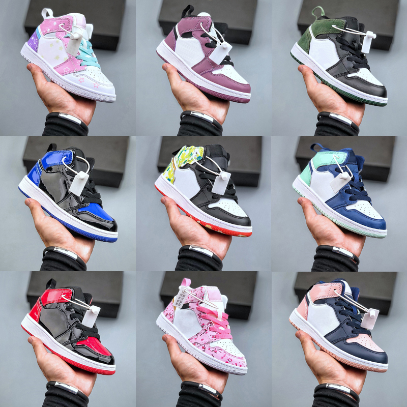 Jumpman 1 kids Basketball shoes 1S OG University Blue Hyper Royal Panda bred shadow UNC twist Smoke Grey Boys Girls Children Sports Sneakers trainers size 22-37, As picture 1
Jumpman 1 kids Basketball shoes 1S OG University Blue Hyper Royal Panda bred shadow UNC twist Smoke Grey Boys Girls Children Sports Sneakers trainers size 22-37, As picture 1