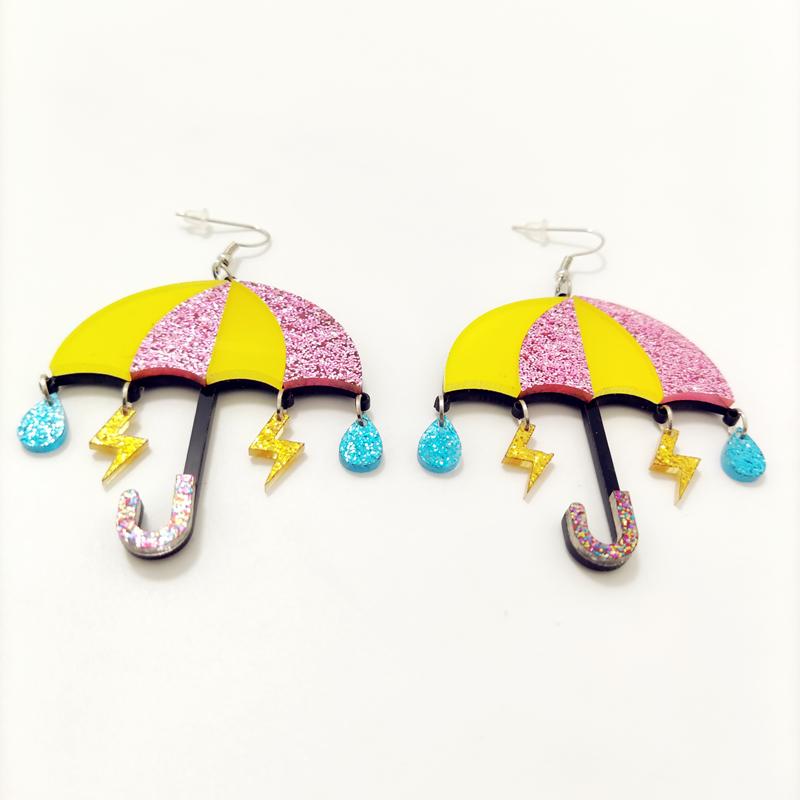 Dangle & Chandelier Acrylic Drop Earrings For Women Cute Glitter Colours Umbrella Tassels Summer Party Fashion Jewelry AccessoriesDangle
Dangle & Chandelier Acrylic Drop Earrings For Women Cute Glitter Colours Umbrella Tassels Summer Party Fashion Jewelry AccessoriesDangle