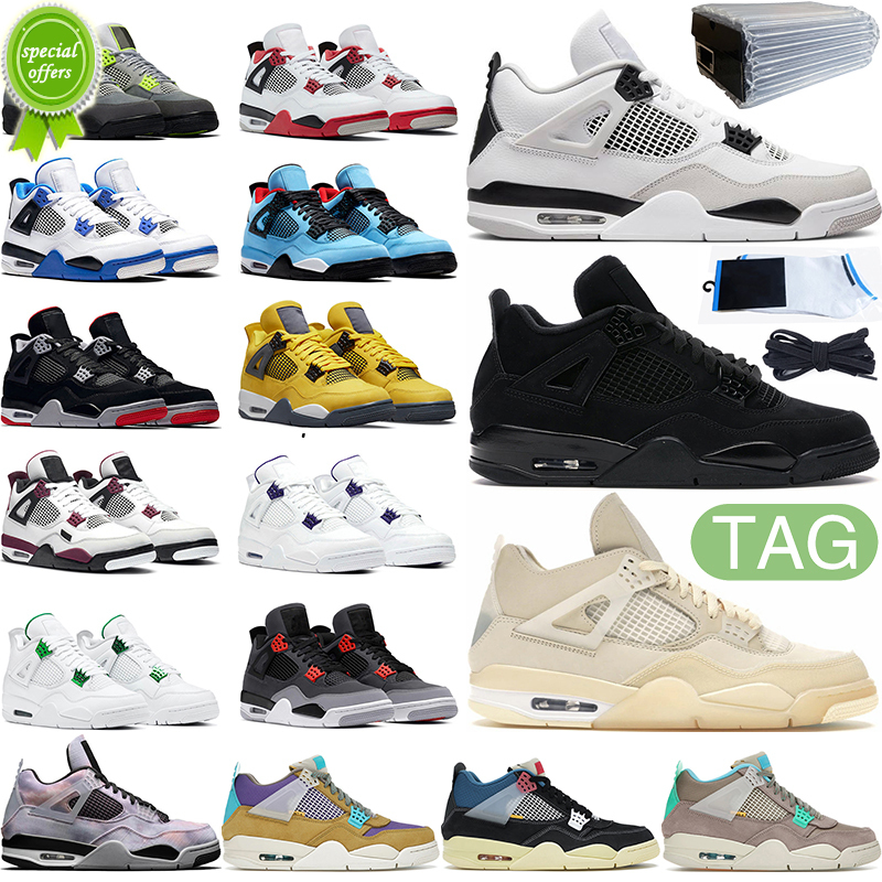 2022 OG Box Shoe 4s Black Cat Basketball Shoes Men Women 4 Military Black Sail University Blue Royalty Neon Shimmer Desert Moss White Cement Mens, Customize
2022 OG Box Shoe 4s Black Cat Basketball Shoes Men Women 4 Military Black Sail University Blue Royalty Neon Shimmer Desert Moss White Cement Mens, Customize