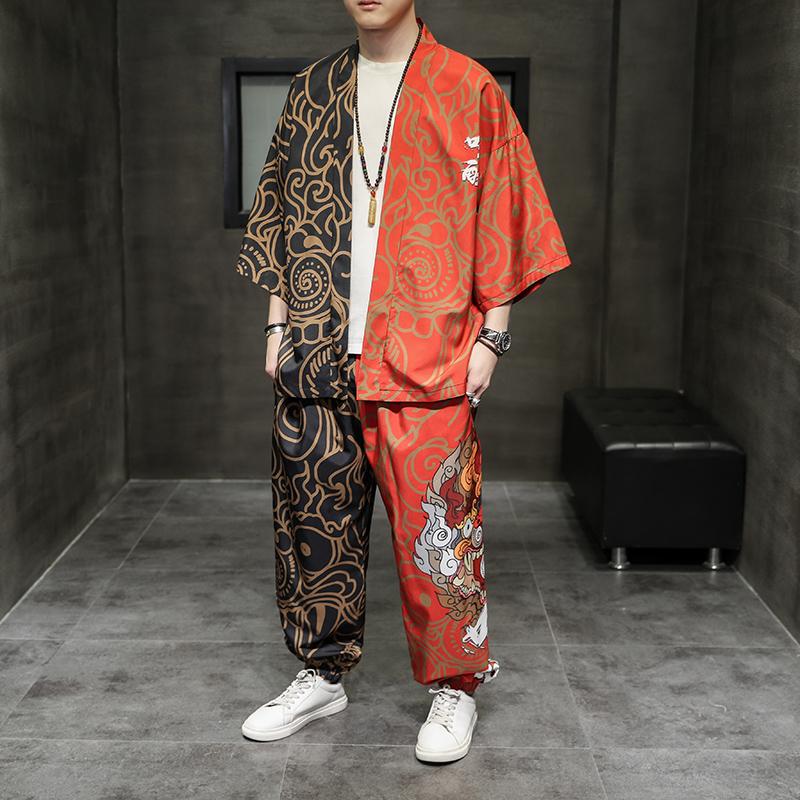 Ethnic Clothing Style Fashion Mens Traditional Chinese Tang Set Dynasty Lion Print Dance Hanfu Daopao Chinoiserie Fancy Cardigan
Ethnic Clothing Style Fashion Mens Traditional Chinese Tang Set Dynasty Lion Print Dance Hanfu Daopao Chinoiserie Fancy Cardigan