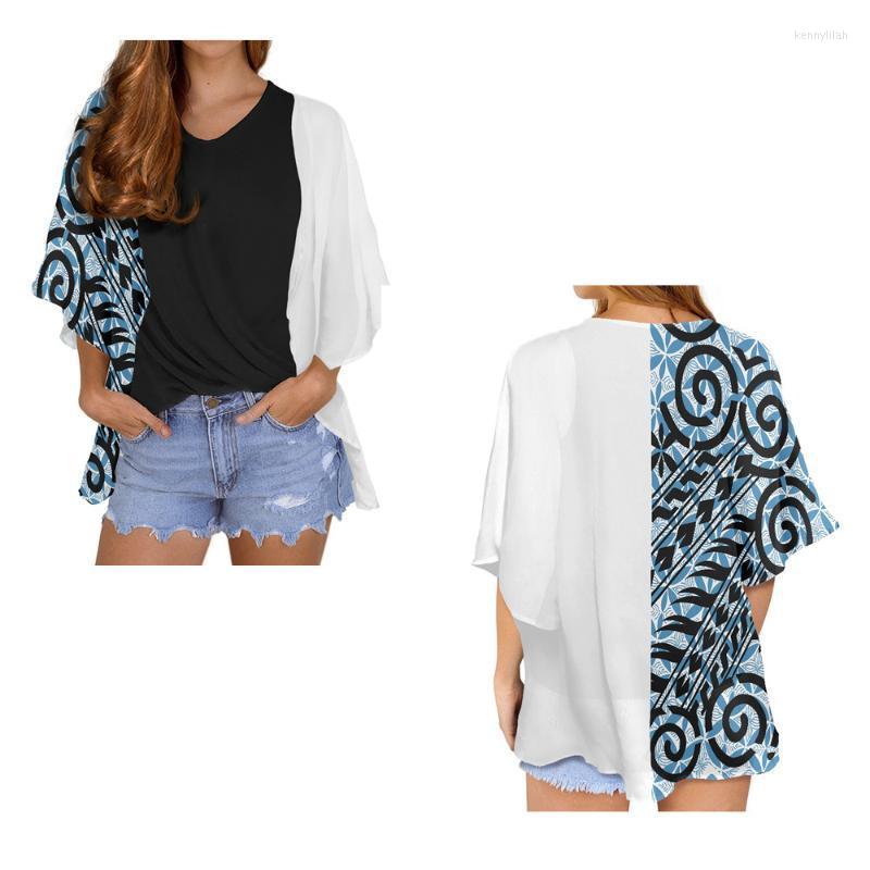 Women's Knits & Tees Autumn Kimono Cardigan Lady Chiffon Beachwear Tops Polynesian Tribal Blue White Samoan Tattoo Print Women Casual Fashio, Wmy22021014x20
Women's Knits & Tees Autumn Kimono Cardigan Lady Chiffon Beachwear Tops Polynesian Tribal Blue White Samoan Tattoo Print Women Casual Fashio, Wmy22021014x20