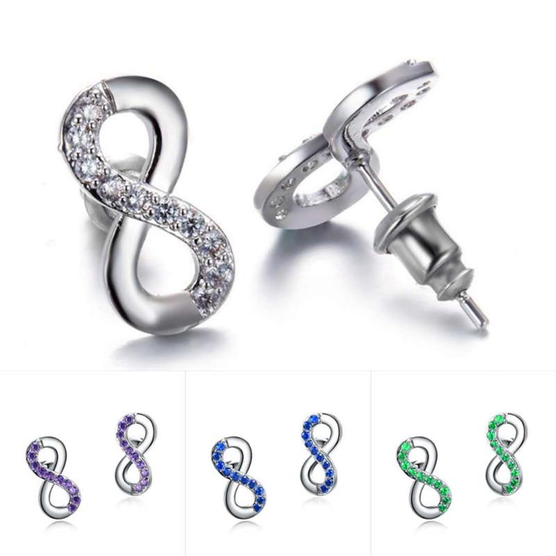 Stud Cute Small Crystal Letters Earrings For Women Men 925 Silver Rose Gold Filled Black White Purple Infinity Jewelry
Stud Cute Small Crystal Letters Earrings For Women Men 925 Silver Rose Gold Filled Black White Purple Infinity Jewelry