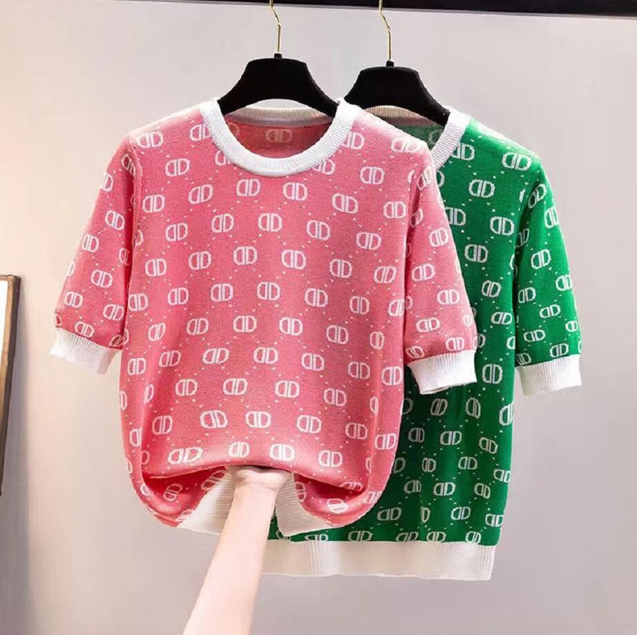 2022GG New Women Knitted Tees sweater T Shirt Bowtie Preppy Style Student Top Tee Shirt suprre Short Sleeve Tshirt, Pink
2022GG New Women Knitted Tees sweater T Shirt Bowtie Preppy Style Student Top Tee Shirt suprre Short Sleeve Tshirt, Pink