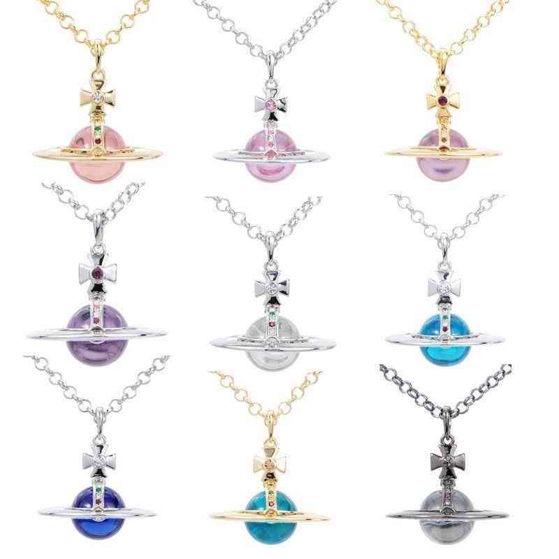 Empress Dowager Vivienne large 20mm bead carved Ogo three-dimensional Saturn sweater Necklace high standard version
Empress Dowager Vivienne large 20mm bead carved Ogo three-dimensional Saturn sweater Necklace high standard version