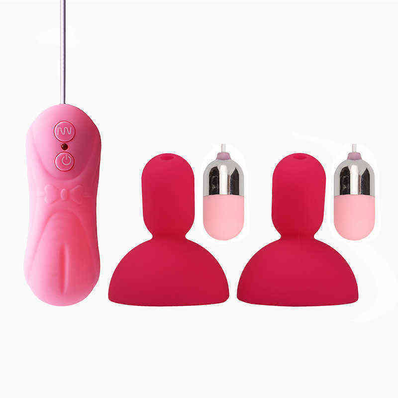 Nxy Eggs 16 Frequency Vibration Women's Chest Massage Egg Skipping Silicone Massager Adult Fun Products 0517