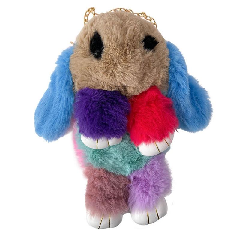 Evening Bags Girls Faux Fur Backpack Hare Shoulder Plush Doll Crossbody Handbag Knapsack Women Kids Travel Satchel, Blue
Evening Bags Girls Faux Fur Backpack Hare Shoulder Plush Doll Crossbody Handbag Knapsack Women Kids Travel Satchel, Blue