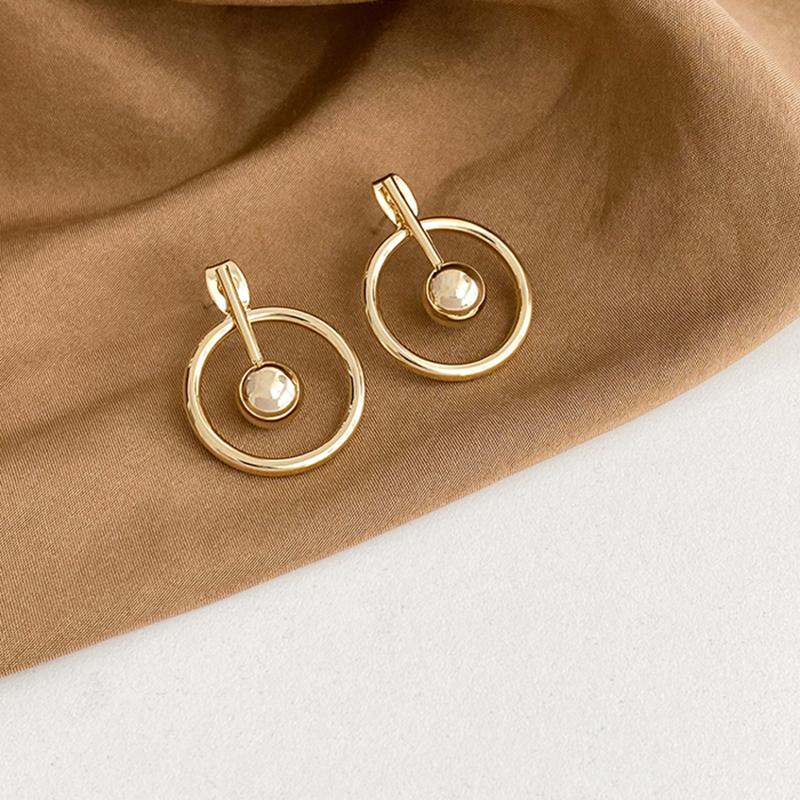 Dangle & Chandelier Flashbuy Simple Gold Color Metal Ball Round Drop Earrings For Women Geometric Wedding Fashion Jewelry Accessories
Dangle & Chandelier Flashbuy Simple Gold Color Metal Ball Round Drop Earrings For Women Geometric Wedding Fashion Jewelry Accessories