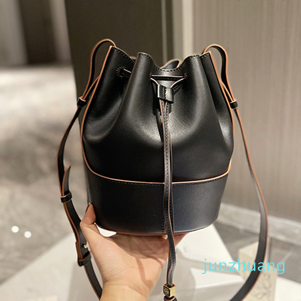 Designer- women's bag balloon bag litchi grain cowhide drawstring bucket bag portable shoulder Genuine Leather Crossbody Handbag, Black
Designer- women's bag balloon bag litchi grain cowhide drawstring bucket bag portable shoulder Genuine Leather Crossbody Handbag, Black