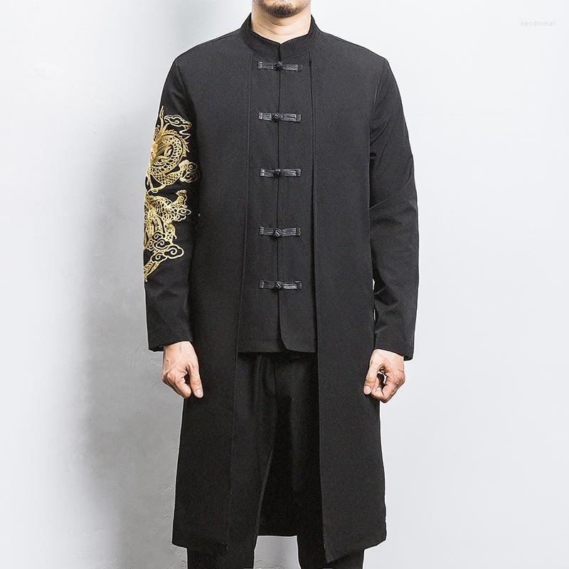 Men's Trench Coats Spring National Style Men Fake Two Pieces Cardigan Robes Kimono Male Black Loose Vintage Hanfu Gown WindbreakerMen's Kend, 1905 black
Men's Trench Coats Spring National Style Men Fake Two Pieces Cardigan Robes Kimono Male Black Loose Vintage Hanfu Gown WindbreakerMen's Kend, 1905 black