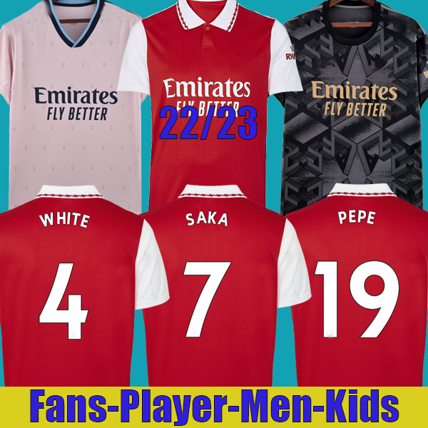 Fans Player version 21 22 23 soccer jerseys Gunners 2022 2023 SMITH ROWE Pink jersey SAKA THOMAS TIERNEY Black football shirt ODEGAARD kit Whiteout Kid Equipment, 22/23 third
Fans Player version 21 22 23 soccer jerseys Gunners 2022 2023 SMITH ROWE Pink jersey SAKA THOMAS TIERNEY Black football shirt ODEGAARD kit Whiteout Kid Equipment, 22/23 third