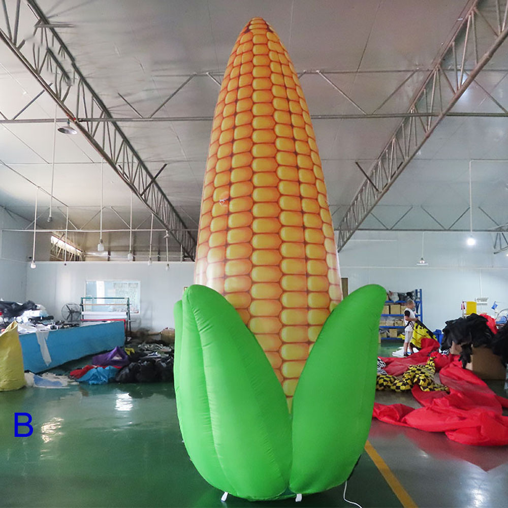 Outdoor Event Custom Inflatable Corn For Advertising,Giant Corncob Model With Logo Printing
