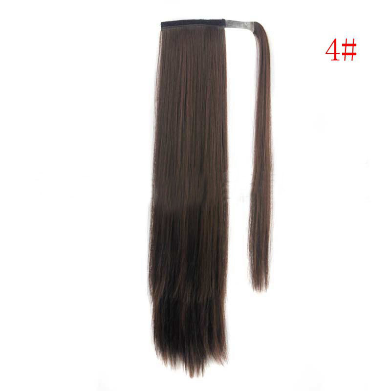 Synthetic Hair Wig European and American Long Straight Women's Ponytail