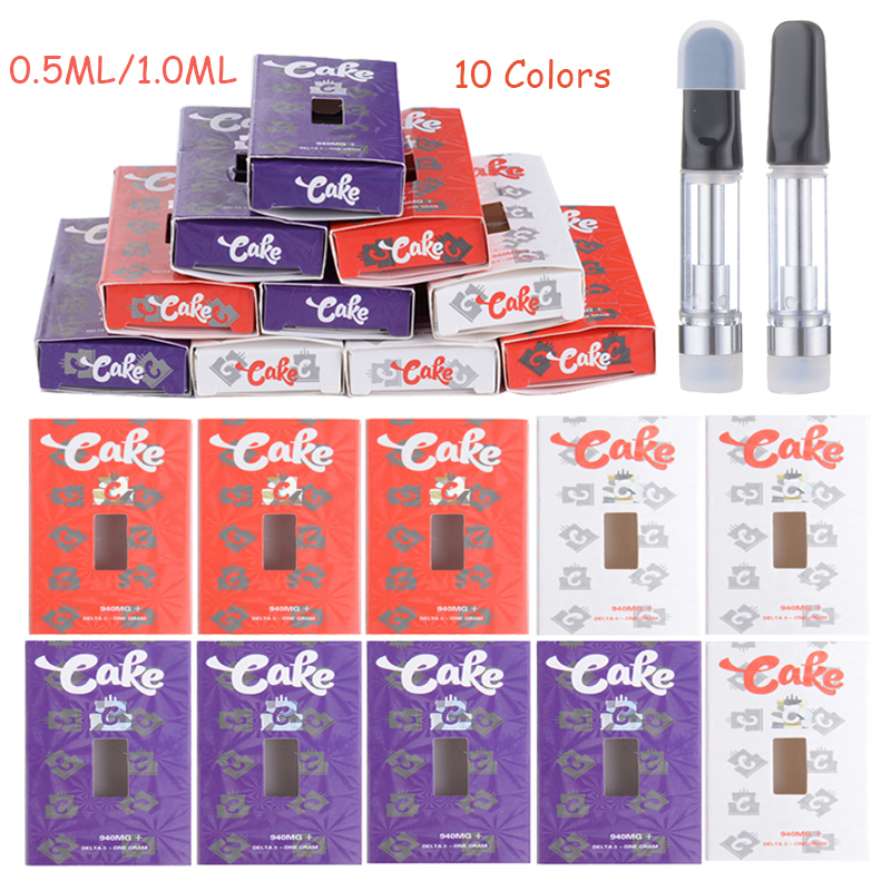 10 Colors Cake Empty Vape Cartridges Packaging Atomizers 0.8ml 1.0ml Carts 510 Thread Glass Thick Oil Dab Pen Vaporizers For E Cigarettes
10 Colors Cake Empty Vape Cartridges Packaging Atomizers 0.8ml 1.0ml Carts 510 Thread Glass Thick Oil Dab Pen Vaporizers For E Cigarettes