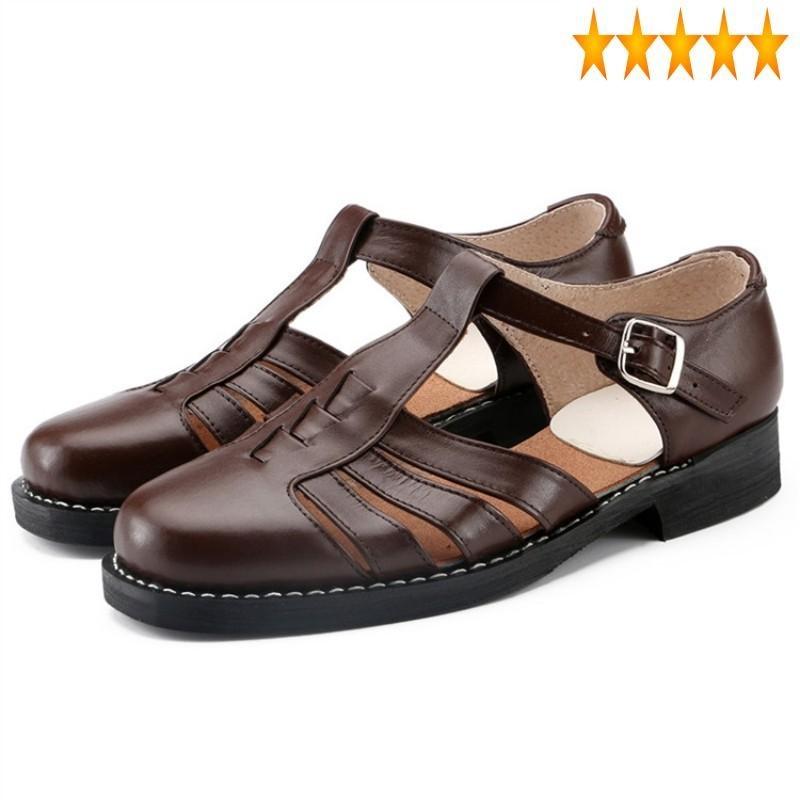 Sandals Summer Shoes Genuine Leather Mens Hollow Out Buckle Classic Business Gladiator Driving Mocassin Homme Plus Size, Dark brown
Sandals Summer Shoes Genuine Leather Mens Hollow Out Buckle Classic Business Gladiator Driving Mocassin Homme Plus Size, Dark brown