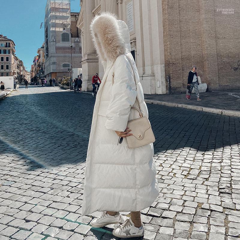 Winter Down Cotton Coat Women's Fashion Korean Loose Fur Parkas Long Knee-Length Cotton-Padded Jacket1 Guin22, Black
Winter Down Cotton Coat Women's Fashion Korean Loose Fur Parkas Long Knee-Length Cotton-Padded Jacket1 Guin22, Black