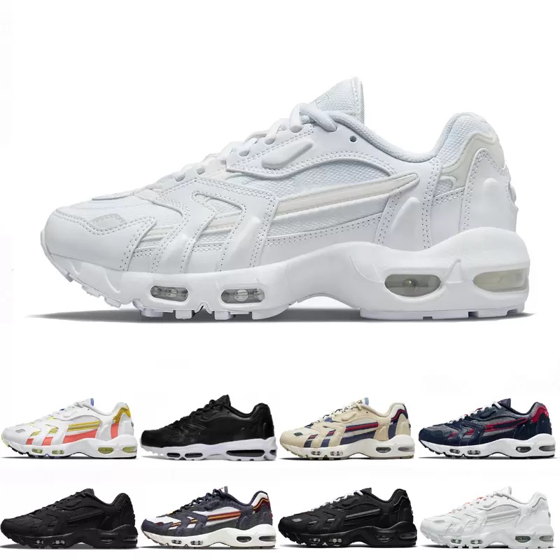 96 II Mens 96s Running Shoes Triple Black White Bright Mango Summer Pastels Blackened Blue USA Vibes Beach Men Women Trainers Sprots Sneakers 36-45