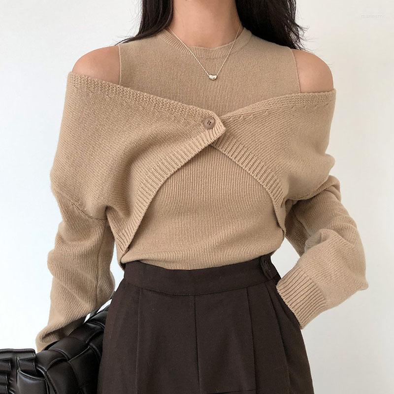 Women's Knits & Tees Korean Chic Single Button Design Sweaters Jackets Fashion Simple Long Sleeve Knitted Cardigan Mujer Autumn Solid Sweate, Gray
Women's Knits & Tees Korean Chic Single Button Design Sweaters Jackets Fashion Simple Long Sleeve Knitted Cardigan Mujer Autumn Solid Sweate, Gray