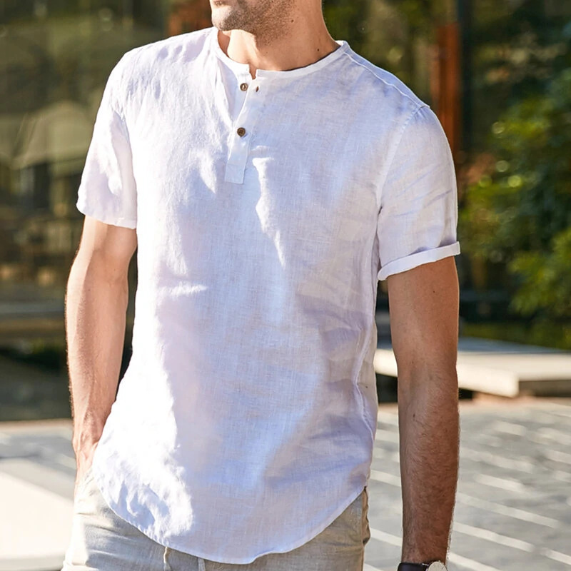 Mens White TShirt Baggy Solid Cotton Linen Blouse and Shirt Short Sleeve V Neck Camisa Masculina Streetwear Summer Top Tee Man 220614, Navy blue
Mens White TShirt Baggy Solid Cotton Linen Blouse and Shirt Short Sleeve V Neck Camisa Masculina Streetwear Summer Top Tee Man 220614, Navy blue